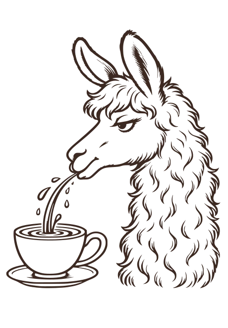 Lame Llama illustration